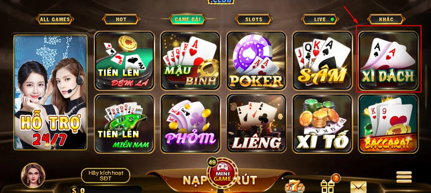 Blackjack Hit Club là một game bài thú vị